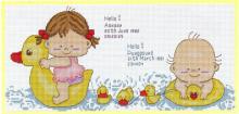 Схема вышивки "31-X Baby Kab Kab"