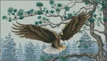 Схема вышивки крестом "Majestic Eagle"