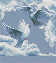 Схема вышивки крестом "Birds of Peace"