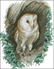 Схема вышивки крестом "Barn Owl"