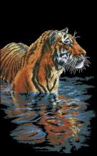 Схема вышивки крестом "Tiger Chilling"