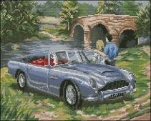 Схема вышивки крестом "Aston Martin"