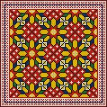 Схема вышивки крестом "Pillow 28 Geometric"