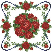 Схема вышивки крестом "A Bunch Of Roses"