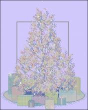 Схема вышивки крестом "Crystal Tree"