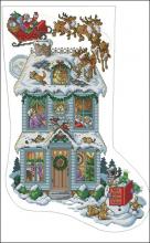 Схема вышивки крестом "Twas the night before christmas"