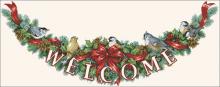 Схема вышивки крестом "Holiday Welcome Tree Skirt"