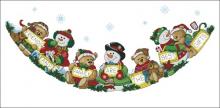 Схема вышивки крестом "The Best Gifts Tree Ski"