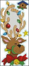 Схема вышивки крестом "Decked Out Deer"