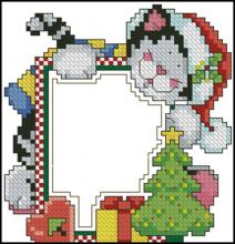 Схема вышивки крестом "Christmas Photo Frame 2"