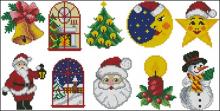 Схема вышивки крестом "Christmas Trims"