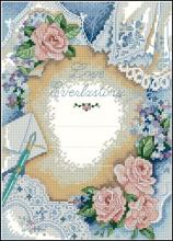 Схема вышивки крестом "Love Evarlasting Wedding Record"