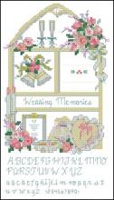 Схема вышивки крестом "Memories Wedding Record"