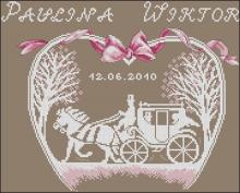 Схема вышивки крестом "Na nowej drodze zycia"