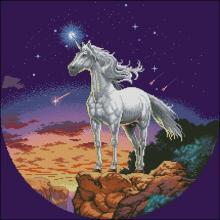 Схема вышивки крестом "Unicorn Mistique"