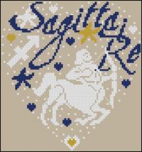 Схема вышивки крестом "«Saggitarius» Isabelle Vautier"