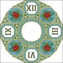 Схема вышивки крестом "Flores"
