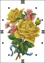 Схема вышивки крестом "Beauty Rose Yellow"