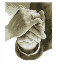 Схема вышивки крестом "Wedding Hands Pcs."