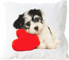 Схема вышивки крестом "Pillow - Lovely Puppy"