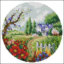 Схема вышивки крестом "Spring Garden"