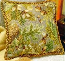 Схема вышивки "Acorn Pillow"