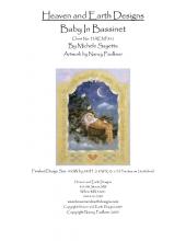 Схема вышивки "Baby in basinet"