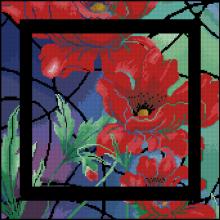 Схема вышивки "CMH CSB 273 Oriental Poppies"