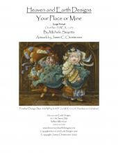 Схема вышивки "HAE JC1296 Your Place or Mine Lrg"
