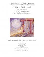 Схема вышивки "Lady of the ginkos"