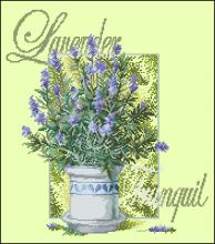Схема вышивки "Lavender Tranquil"