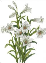 Схема вышивки "OTWO OC 17 171 White Lily"