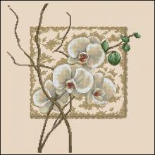 Схема вышивки "Oriental Orchids"