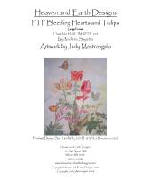 Схема вышивки "PTP Bleeding Hearts and Tulips Large Chart Pack"