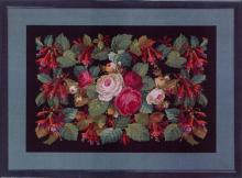 Схема вышивки крестом "Permin 70-0414 Roses and Fuchsia"