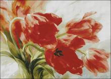 Схема вышивки "Red tulips"