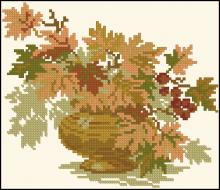 Схема вышивки "Riolis 769 Autumn Bouquet"