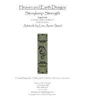 Схема вышивки "Storykeep Strennngth"