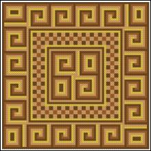 Схема вышивки "Vervaco 1200 586"