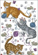 Схема вышивки крестом "A Game Of Cat And Mouse"