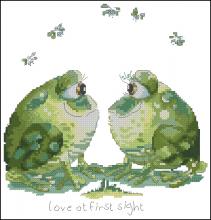 Схема вышивки крестом "Love At First Sight"