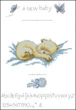 Схема вышивки крестом "Birth Sampler (Boy)"