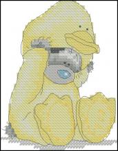 Схема вышивки крестом "Quack Quack"