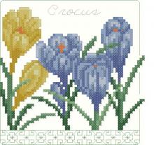 Схема вышивки крестом "Crocus"