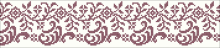 Схема вышивки крестом "Floral Border"