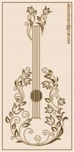 Схема вышивки крестом "Chitarra"