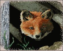 Схема вышивки крестом "Red Fox"