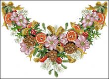 Схема вышивки крестом "Gorgeous Garland"