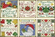 Схема вышивки крестом "Christmas Cards"