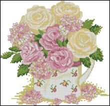 Схема вышивки крестом "Summer Bouquet"